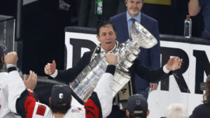 In a new role, with the same joy, Rod Brind’Amour celebrates another Canes title