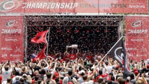 Thousands celebrate Carolina Hurricanes’ Stanley Cup win in downtown Raleigh. See photos