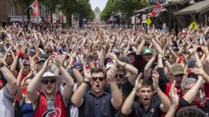 ‘This is crazy.’ Crowd size for Canes’ Stanley Cup parade shatters Raleigh’s record