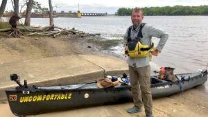 He paddled the Mississippi River alone in just 34 days, setting world record