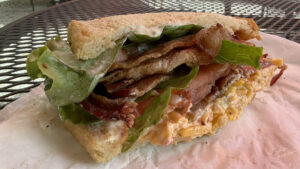 This might be NC’s most iconic sandwich. We added pimento cheese anyway.