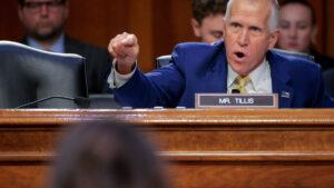 Sen. Warren implies NC’s Tillis is chicken, makes bok bok sounds at him during hearing