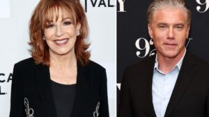 The View's Joy Behar Plants Kiss on Married Guest Anson Mount, Wife Reacts