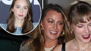 Zoe Kazan Shares Theory About Blake Lively Not Attending Taylor Swift's Wedding