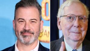 Jimmy Kimmel Pokes Fun at Senator Mitch McConnell's New Hospital Photo