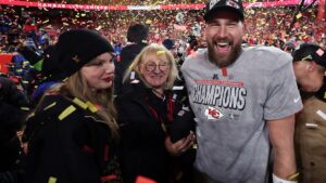 Donna Kelce Lands in New York City Ahead of Taylor Swift and Travis' Wedding