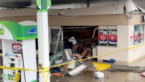 Apparent building collapse reported at Raleigh gas station near NC State