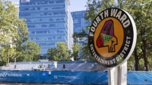 Raleigh put up signs marking the ‘4th Ward Entertainment District.’ What is it?